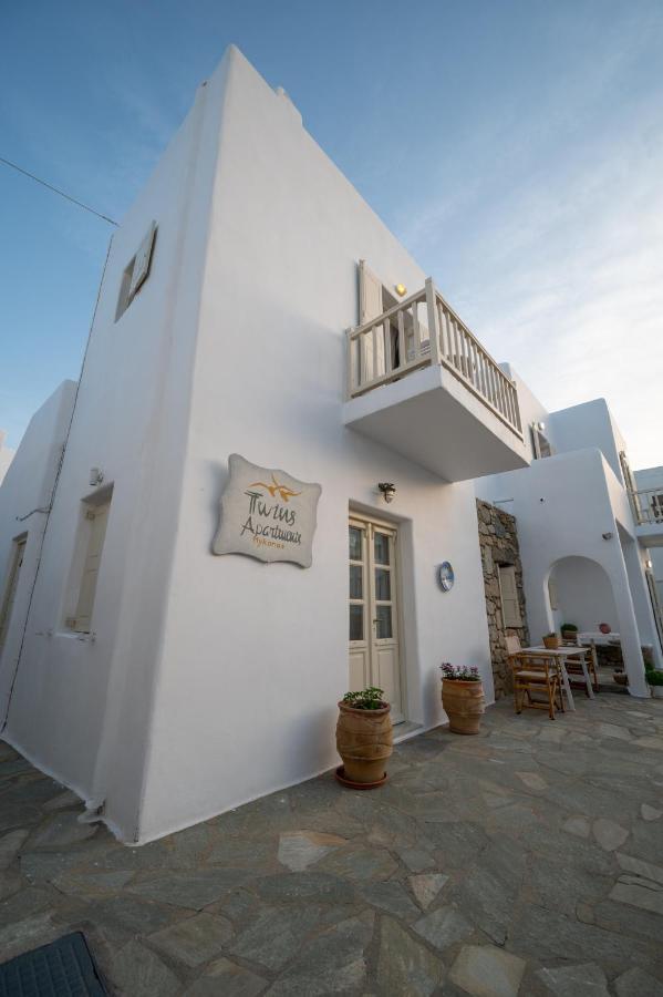 Twins-Trisa Apartments Ornos  Exterior foto